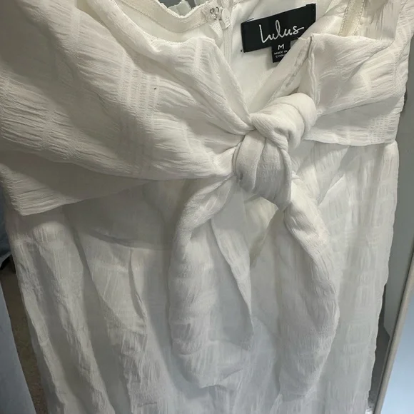 Lulu’s White Jumpsuit - Picture 3 of 3